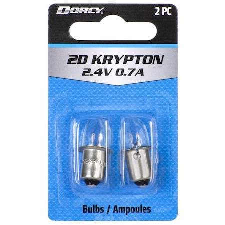 Dorcy Dorcy 2D Krypton Flashlight Bulb 2.4 V Bayonet Base 41-1660